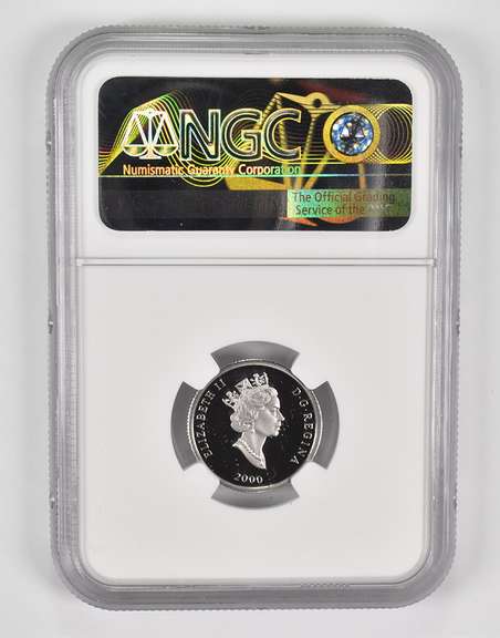 PF70 UCAM 2000 Canada $75 Platinum Pronghorn - Endangered Wildlife NGC