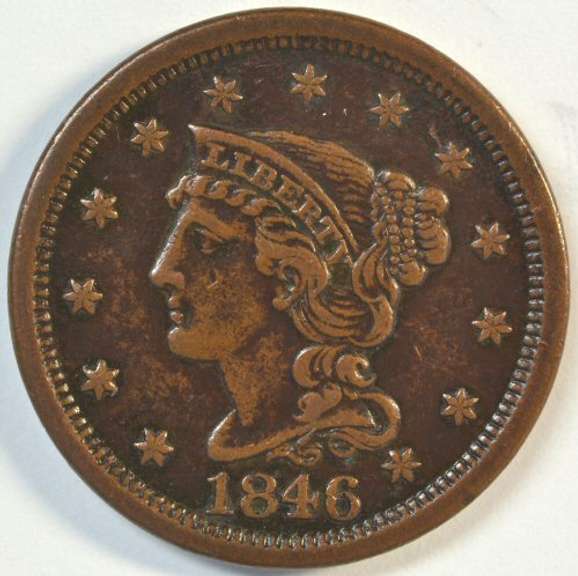 Attractive XF 1846 Braided Hair Large Cent