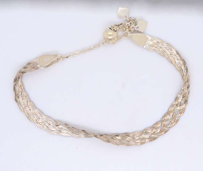 Sterling Silver Braided Bracelet
