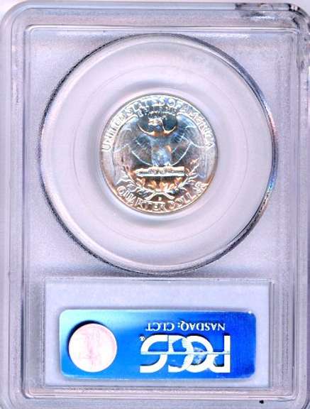 1962-D Silver Washington Quarter in PCGS MS64