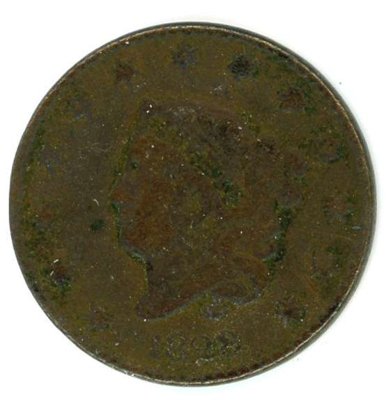 1828 Coronet Head Large Cent