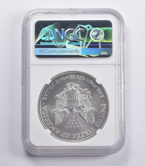 MS70 1997 American Silver Eagle NGC