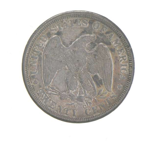 1875-CC Seated Liberty Twenty-Cent Piece