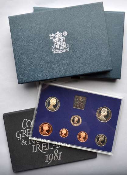 1981 1982 1983 &1985 Great Britain Proof Sets