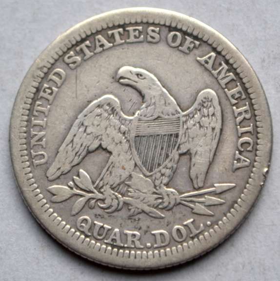 1854 Seated Quarter