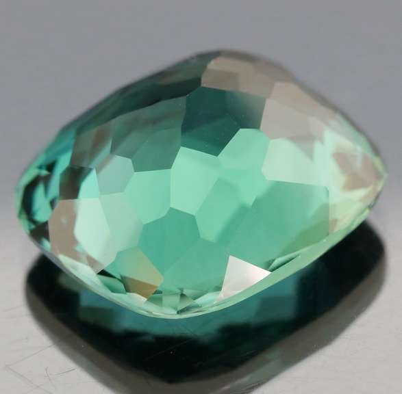 31ct top blue green hue created Amethyst