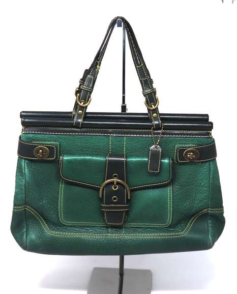 Coach Green Purse