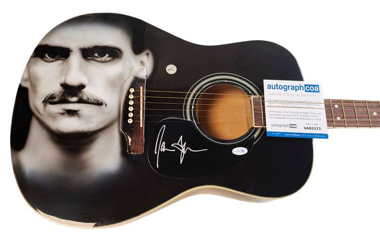 James Taylor Autographed Signed Airbrushed Acoustic Guitar ACOA