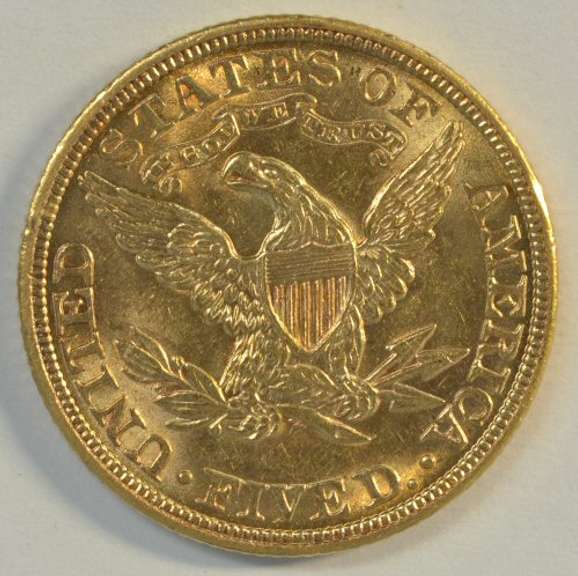 Great-looking near Gem BU 1907 US $5 Liberty Gold Piece