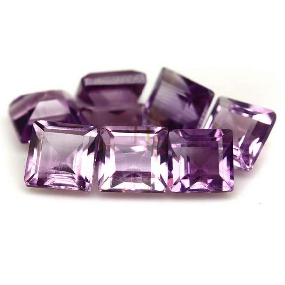 Amazing 13.70ct matched bright purple Amethyst set