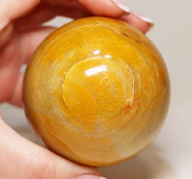 Stunning 2,410ct all natural layered yellow Agate