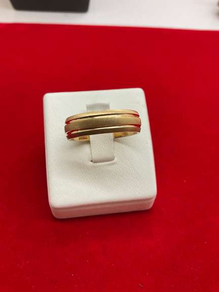 14K YELLOW GOLD WEDDING BAND