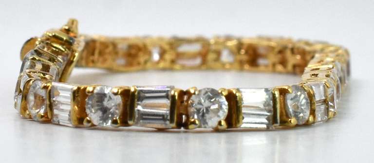 Vermeil Bracelet With CZs