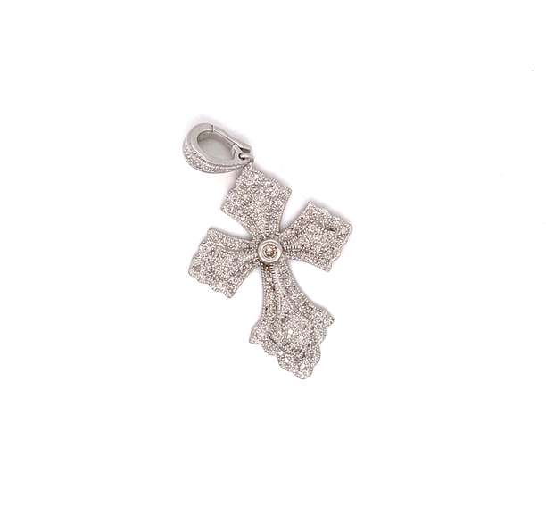 Eye-Catching CZ Cross Pendant