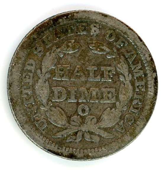 1853-O Liberty Seated Half Dime