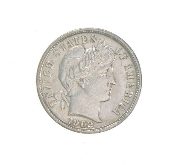 1902 Barber Dime