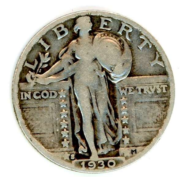 1930-S Standing Liberty Quarter