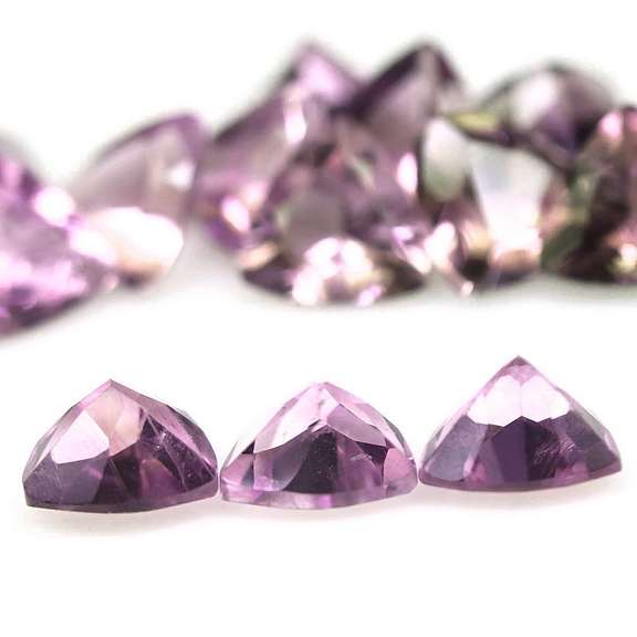 Captivating 12.99ct 7x7mm real Brazilian Amethyst set