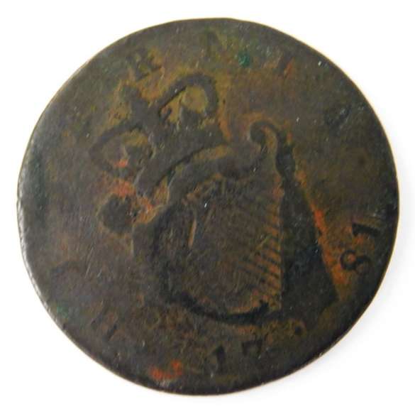 Rare 1781 Georguis III Irish Coin