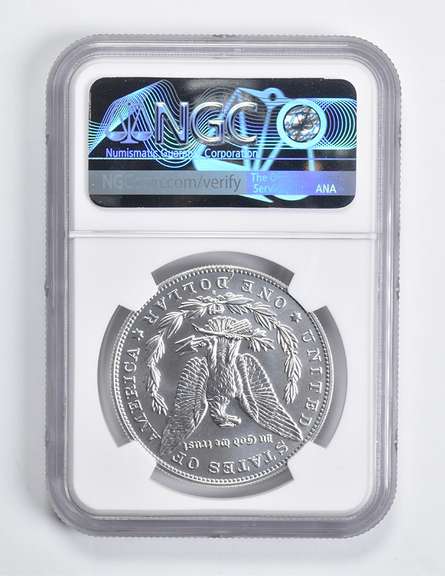 Error MS69 2021-D Morgan Silver Dollar ER OBV Struck Thru Anniv NGC