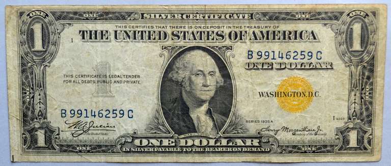 $1 1935A North Africa Emergency Issue Silver Certificate FR2306