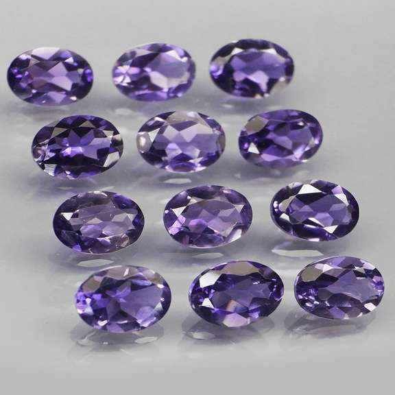 Collectors 4.35ct very best blue violet hue Iolite set