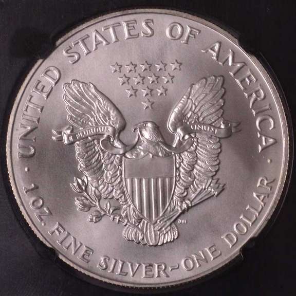 1993 American Silver Eagle NGC MS69