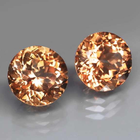 High fire! Full body flashing 9.48ct Topaz set