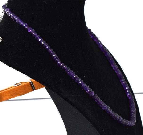 Amethyst Bead Necklace