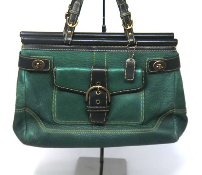 Coach Green Purse