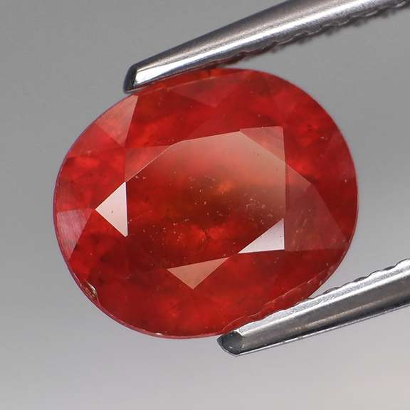 2.95ct top red orange natural Spessartite Garnet