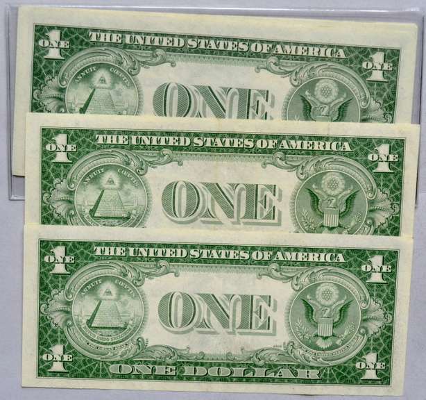 8 Slider 1935 D $1 Silver Certificates