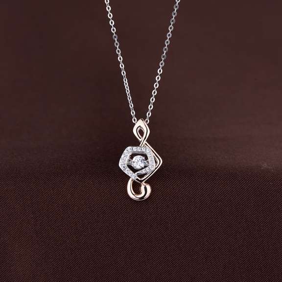 Two Tone Dancing Stone pendant