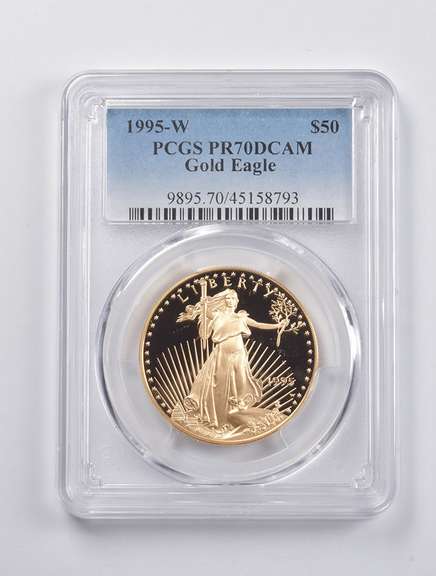 PR70 DCAM 1995-W $50 American Gold Eagle 1 Oz. .999 Fine Gold PCGS