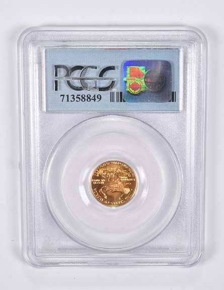 MS69 1998 $5 American Gold Eagle 1/10 Oz Gold WTC Ground Zero PCGS