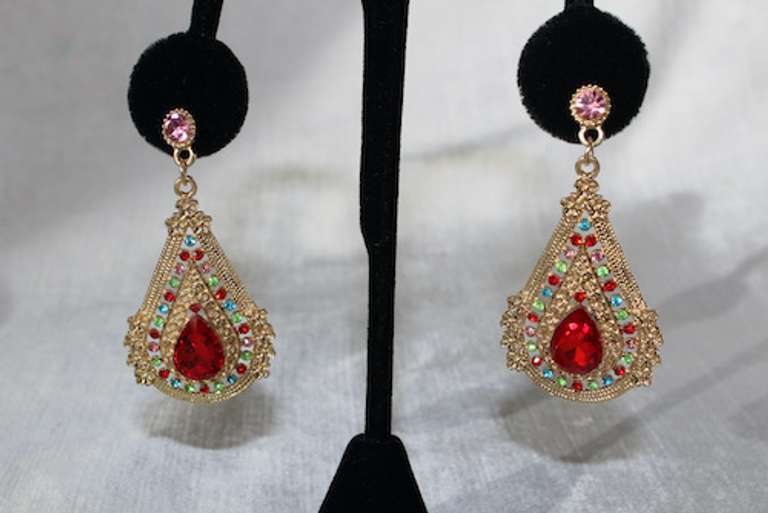Ottoman Design Set of Fashion Jewelry Earrings