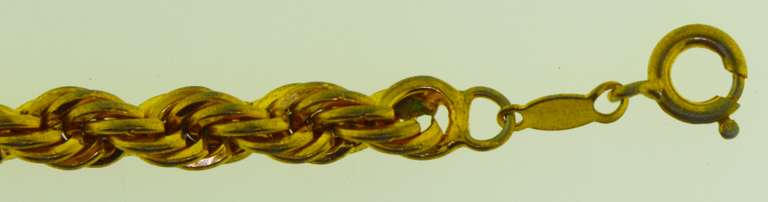 14KT Yellow Gold Filled 5mm Rope Chain