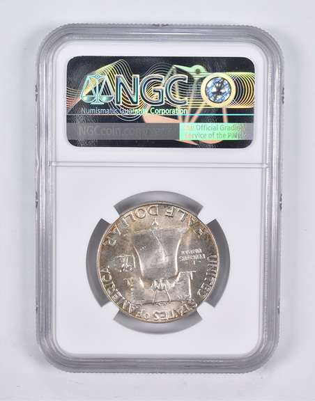 MS64 1956 Franklin Half Dollar FS-401 Bugs Bunny NGC