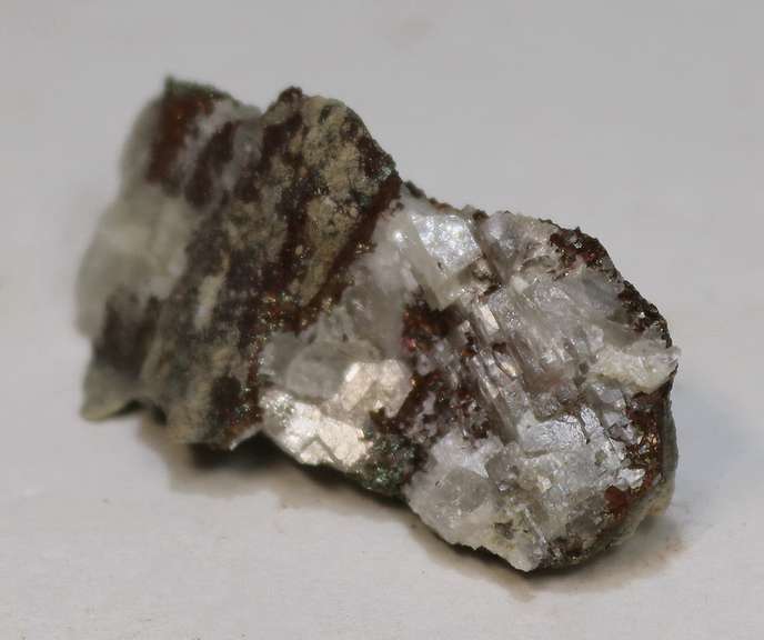 Multi-hue! 65.5ct natural Pyrite and Calcite