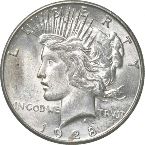 1928-S Peace Silver Dollar