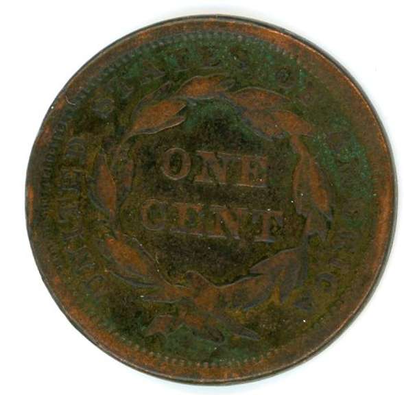 1841 Braided Hair Large Cent