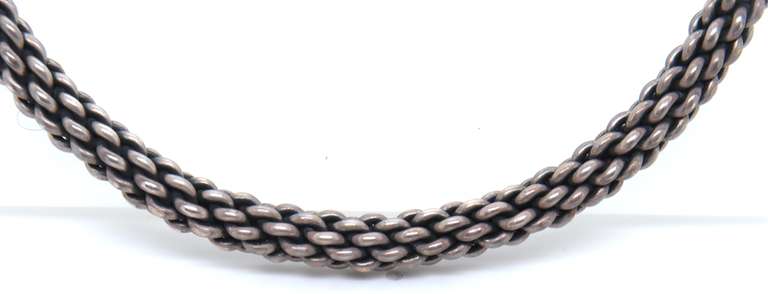 Vintage Sterling Silver Cuff Collar