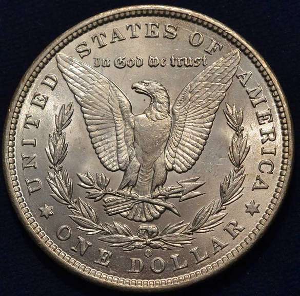 1900-O Morgan Silver Dollar, BU.