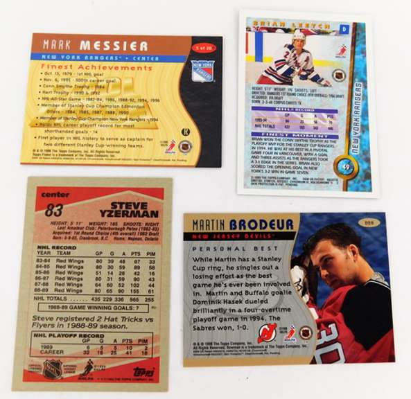4 Topps Hockey Cards