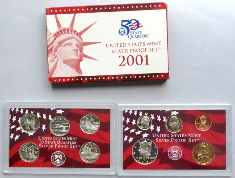 2001 Silver US Proof Set