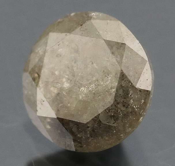 Stunning 1.27ct smooth cut gray Diamond solitaire