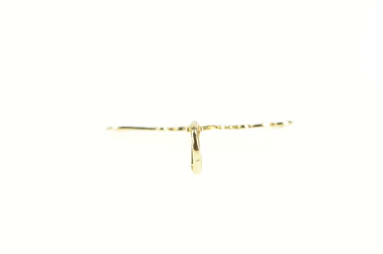 14K Yellow Gold #1 Number One Grandma Mothers Day Pendant