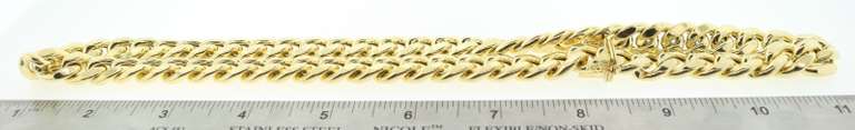 Intricate 10kt Yellow Gold Curb Chain Necklace