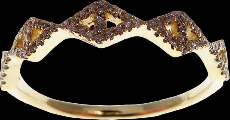 Radiant 18kt Yellow Gold Diamond Link Band