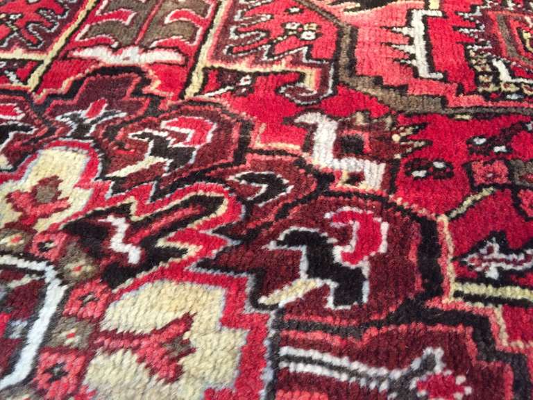 MAGNIFICENT PERSIAN HERIZ RUG 9x12